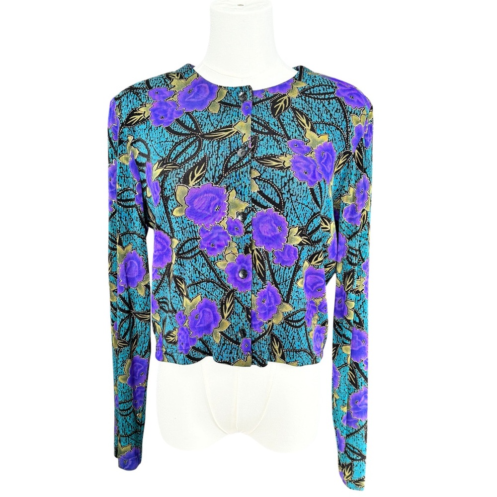 🪇 Vintage Ronni Nicole Button Up Blouse Women’s sz M